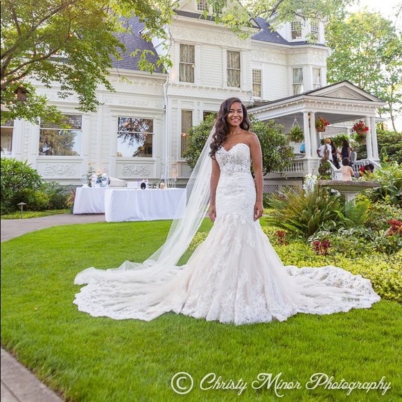 Wedding dress size 4 - Picture 4 of 5